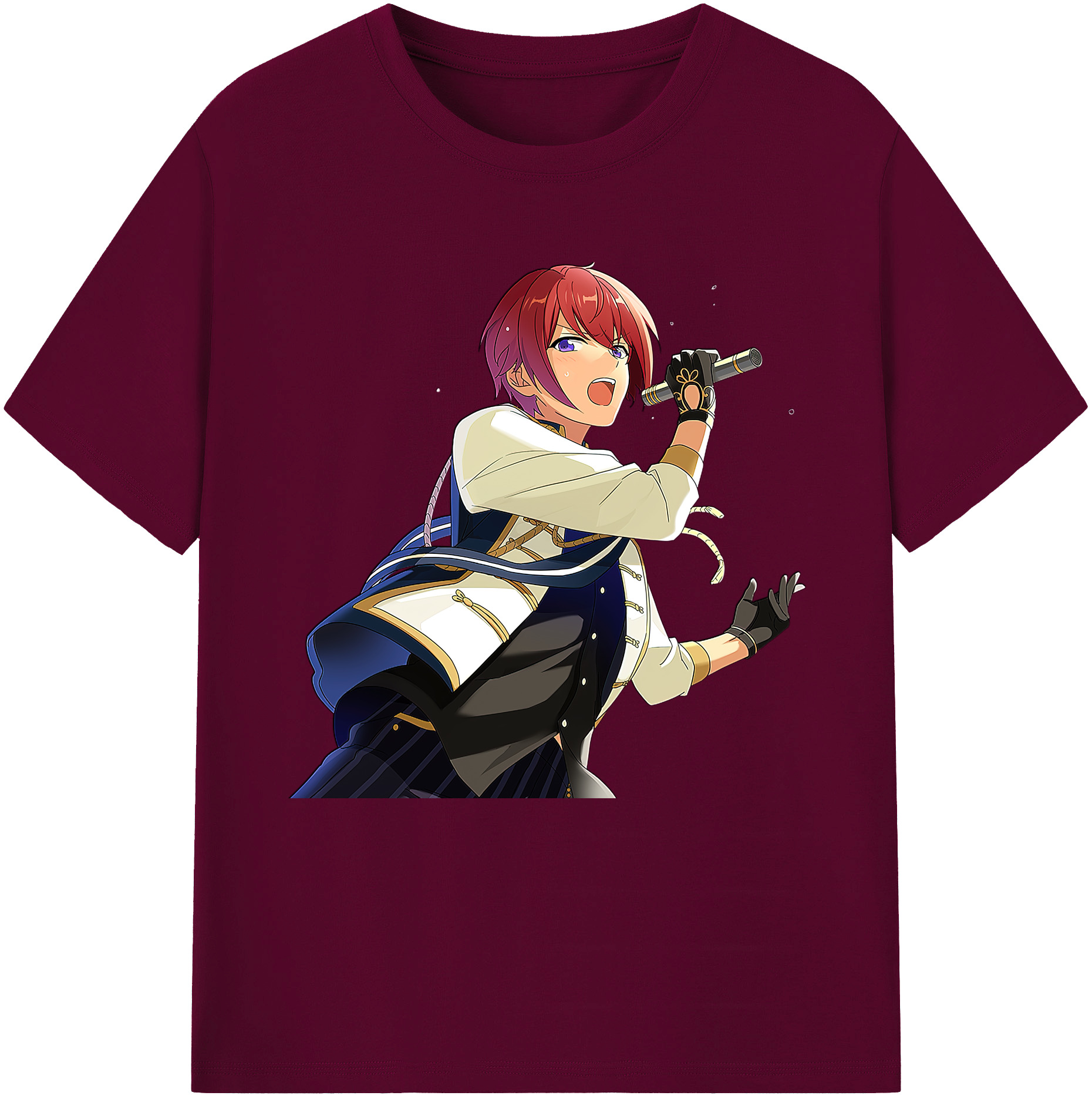 （画像用） あんさんぶるスターズ! Ensemble Stars レディースカジュアルプリントTシャツ（綿100％）